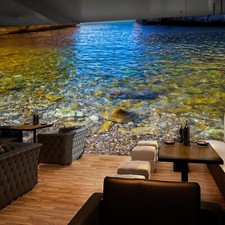 3D Wasser Steine Q7478 Tapete