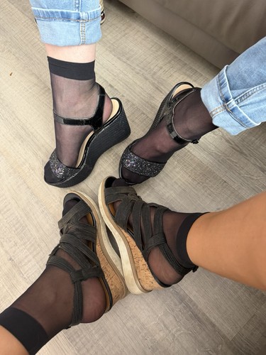 Paar sandalen wedges - 2,
