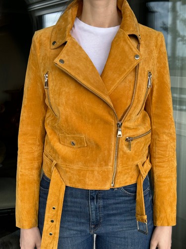 Lederjacke gelb jacke aus - lederjacke,