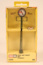 Brawa H0 5368 Uhr auf Mast mit Podest  in OVP #C5 45