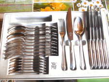 WMF 900 30 teilig Menübesteck Fächermuster 90 Silber Silberbesteck Schwalbe TOP