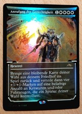 Mtg Magic: # FOIL # Anrufung der Gerechtigkeit, Invoke Justice, DEUTSCH 
