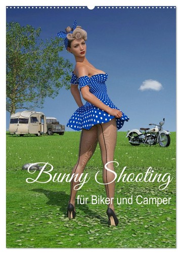 Bunny shooting wandkalender - bunny,
