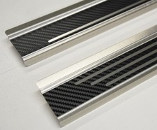 Einstiegsleisten für VW T5 Multivan Transporter Abkantung CARBON AluNox®