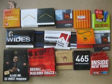 Konvolut Streichholzbriefchen Zündhölzer Zigarette Tabak Werbung Reklame