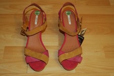 NEU   hohe  GEOX   Damen  Leder  Pumps   Sandale   Gr. 40 - 6,5   pink