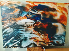 Original abstrakt Encaustic
