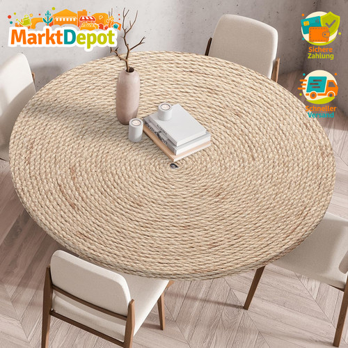 Tischdecke abwaschbar rund - tischdecke,