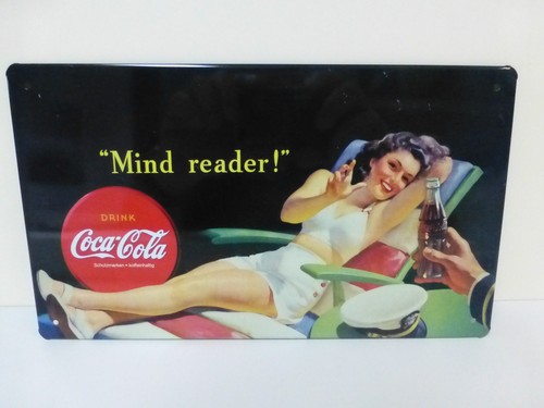 Coco cola retro blechschild - coco,