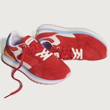 Hoff Sneaker Rubeus Woman Leder rot Turnschuhe Feizeitschuh