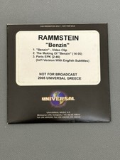 RAMMSTEIN - BENZIN (GREECE-PROMO) DVDr "NEU"