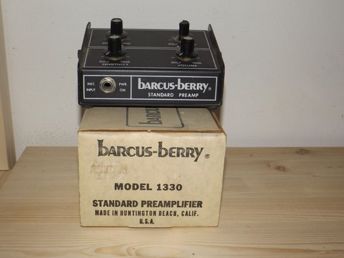 Barcus berry pre amp - barcus-berry, pre-amp