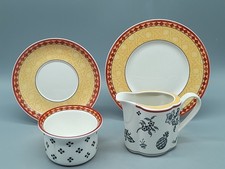 Villeroy & Boch Switch Plantation Teller, Milchkännchen, Förmchen,  Untertasse