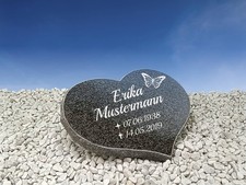 Grabstein in Herzform 40x30x4