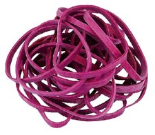 Gummibänder rot 200 x 6mm