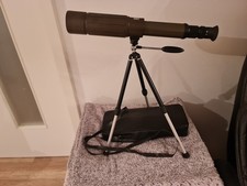 Perma Spektiv,Fernrohr 15-45x50 mit Tischstativ und Ledertasche in gutem Zustand