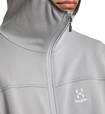 Haglöfs Polarfleece Betula Hood Man Concrete Grau M