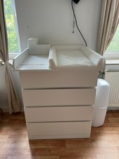 IKEA MALM Kommode mit 4 Schubladen, weiß, 80x100 cm