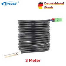 Epever Temperaturfühler Solar-Regler Digital Thermosensor Wasserdicht Kabel 3M