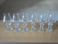 6 x Metaxa-Glas Säulenfuß,   2cl  4cl, bauchig  Top Zustand Neuwertig