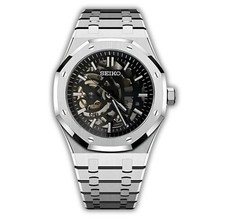 S Mod Watch Skeleton Oak Nh37