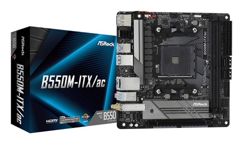 Asrock b550m itx amd b550 - b550m-itx/ac,