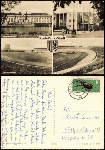 Chemnitz ddr mehrbild - chemnitz, u.a