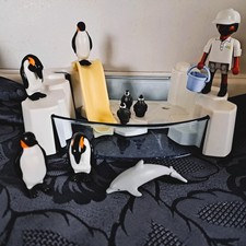 Playmobil 9062 Family Fun Pinguin Becken wasserbefüllbar Zoo Wasserrutsche
