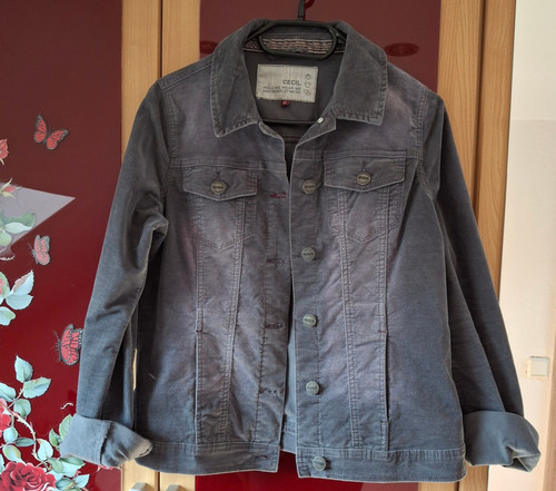 Cecil jeansjacke grau - grau, s