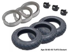 3x Winter M+S Reifen 100/90-10