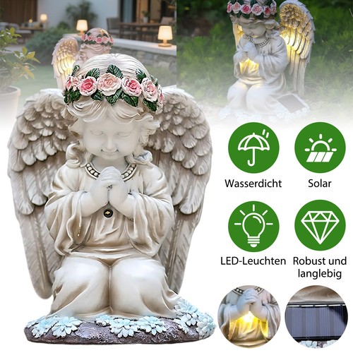 Gartenschmuck solar engel - solar,