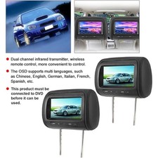 2PCS Auto Kopfstütze LCD