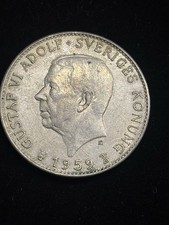 Schweden  5 Kronen 1959 Silber