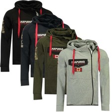 Anapurna FEUD Herren Sweatshirt Full Zip seitlich Kapuze City Outdoor