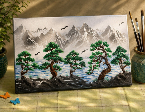 Wandbild leinwand natur - wandbild,