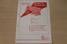 162132) Schäffer Schneeschild Planierschild Prospekt 197?