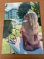 Linda Fäh Autogrammkarte