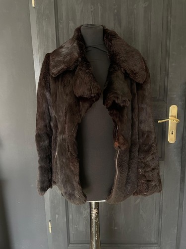 Vintage echtpelz mantel - vintage,