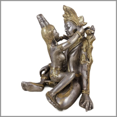 Buddha shakti yabyum - buddha, messing