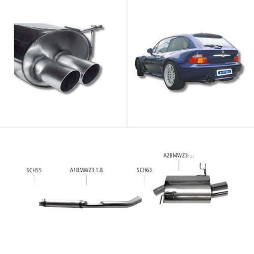 Bastuck komplettanlage 95 98 - bastuck, 95-98