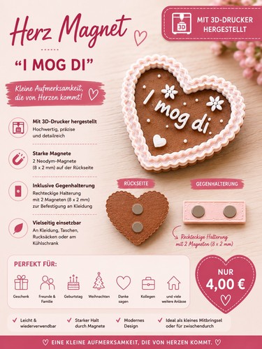 Herz magnet mog di - i, di"