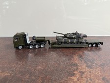Siku 1/87 LR 17328 Tieflader mit Leopard Panzer aus Metall