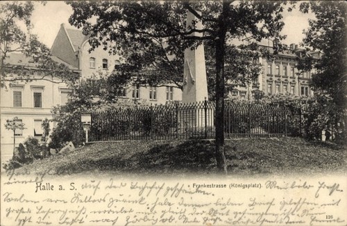 Glaucha halle der saale - ak,