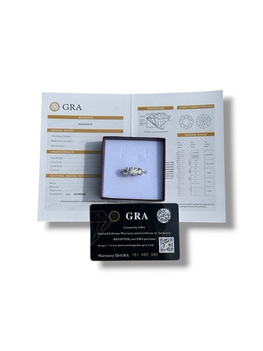 Prachtvoller moissanit ring - moissanit,