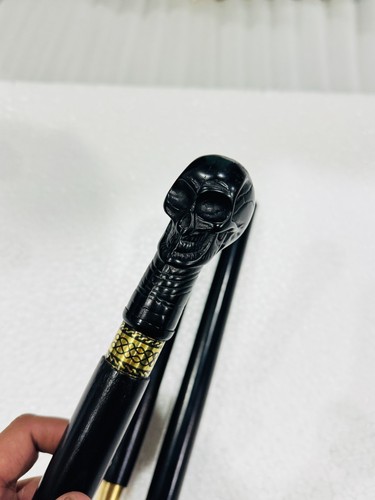 Antiker totenkopf kopf griff - antiker,