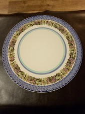 Vintage Tortenplatte von Villeroy & Boch, Modell Toscana, 32 cm Ø, mit Weinreben