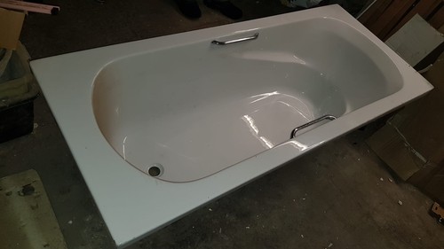 Acryl badewanne weiß - weiß, mit