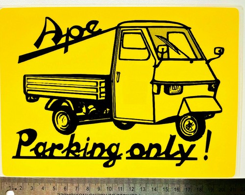 Dina5 schild parkplatz ape - parkplatz,