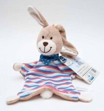 TCM Hase geringelt gestreift blau rot Kuscheltuch Schmusetuch NEU