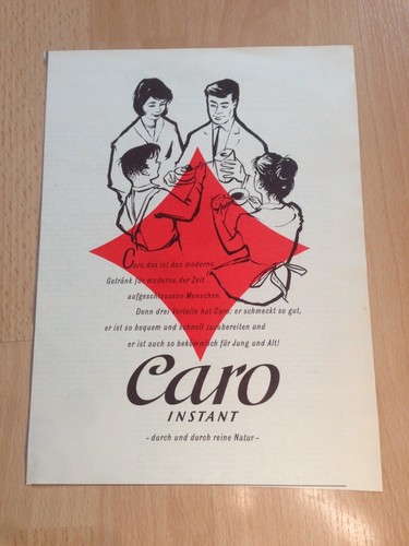 Original reklame werbung - werbung, 1960